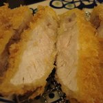 喝 - 特ロースかつ断面(2009年12月)