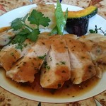 フランス料理 レストラン大澤 - メインも美しい❤お皿のデザインとマッチしてます。