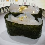 金沢まいもん寿司 - 富山白えび軍艦 650円