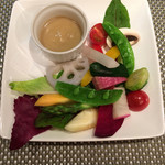 創作イタリアン Gemelli - バーニャカウダ 野菜も大好き
