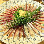 いわしの薄造り