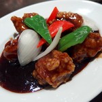 南翔饅頭店 - 黒酢の酢豚