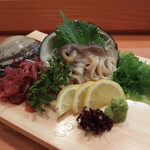 寿司 魚禅 - 活ホッキ貝の刺身(600円)