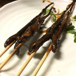 Asadachi - サンショウ魚焼き。内臓のとこは独特の臭みがある。