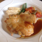 カフェドゥラプレス - チキンソテー ガーリック風味