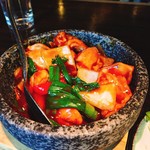 Imperial Lamian - ダブル・クックト・ポークベリー…つまり回鍋肉らしい。昔の王将のに似た味