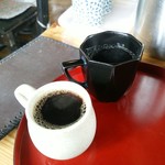 魚料理専門店 わかせい - 食後のコーヒーはセルフサービスです！