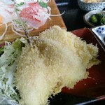 魚料理専門店 わかせい - 魚フライアップ！
      アジ・ヒラメ・イカでした！