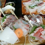 魚料理専門店 わかせい - お刺し身は５種類です！