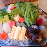 平野屋 - ('11/1)ぼたん鍋用の京野菜