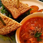 阿里山cafe - 春野菜のサンドイッチプレート