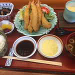 四季彩 八や - エビフライ定食