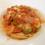 ステーキ・洋食のTANTO屋 - この日のミニパスタは、トマトソース　2017.3