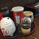 麺屋 龍 & ファミリー - 卓上調味料