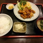味喜 - 若鶏みそバター焼き定食(760円)