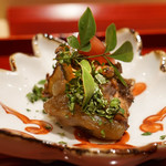 銀座 しのはら - 蒸して焼いたすっぽん