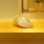 鮨 あらい - 2017/3_ひらめ