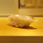 鮨 あらい - 2017/3_ハタの昆布〆