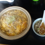 キッチンあべ - あんかけチャーハン（スープ付き）