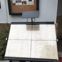 ステーキハウス松波 - 店頭のメニュー