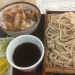 大黒屋 - もり蕎麦とミニ牛丼セット