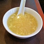 南粤美食 - 釜飯に付いた玉子スープ