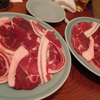 ももんじや - 猪鍋の肉