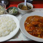 揚子江 - 27周年記念メニューの大えびチリソース980円！