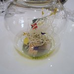 リストランテASO - 軽く燻製にした海の幸　サルサベルデ 