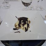 リストランテASO - フォアグラのソテー　黒トリュフ風味のザバイオーネ