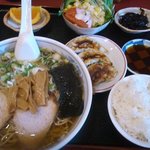 香蘭 - ラーメンセット（750円）