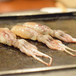 魚貝三昧 彬 - 名物！石焼ほたるいか＠1280円：主演は舞台へ