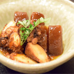 魚貝三昧 彬 - 蛸と大根 やわらか煮＠800円