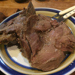 骨付き鹿肉のボイル