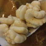麺哲支店 麺野郎 - 根室産鱈頬肉と白子の塩つけ麺