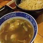 麺哲支店 麺野郎 - 根室産鱈頬肉と白子の塩つけ麺