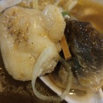 麺哲支店 麺野郎 - 根室産鱈頬肉と白子の塩つけ麺