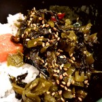 ゆで太郎 - 高菜明太ごはんあっぷ