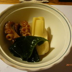 Hakutaka - 新筍と飯蛸の炊き合わせ