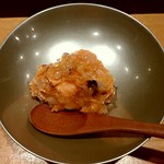 鮨 和さび - 鱒のすけ燻製＆いくらすり潰しご飯