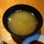 京すし - 蜆汁２