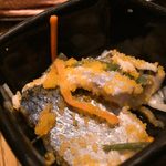 楽蔵 渋谷公園通り店 - rakuzou:お通しのサバの酢〆