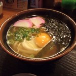 くつろぎ亭ひこべえ  - 〆の月見うどん！