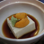 ながや - そば豆腐うにのせ