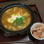 うどん処 杉 - 【2017年03月】カレー雑炊うどん（太麺）＠900円、提供時。