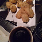 魚こころ - おすすめコース6品目(串カツ)