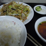 Maruyoshitei - 再訪問時：肉野菜定食