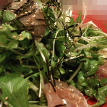 ひとり鍋ダイニングチェルシー - 生ハムと豆腐ののり胡麻塩サラダ