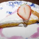 欧風バル・マザン - ランチデザートのカボチャタルト