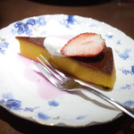 欧風バル・マザン - ランチデザートのカボチャプリン